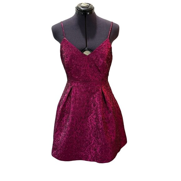 LULUS Spin The Night Purple Mini Dress Dance Sz S - Picture 4 of 15